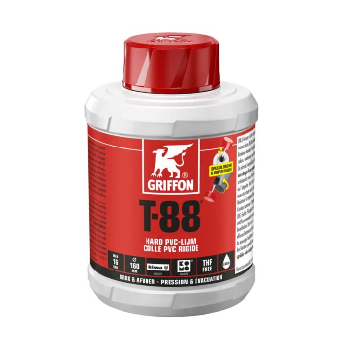 Griffon hard pvc lijm, T-88, bus à 500 ml