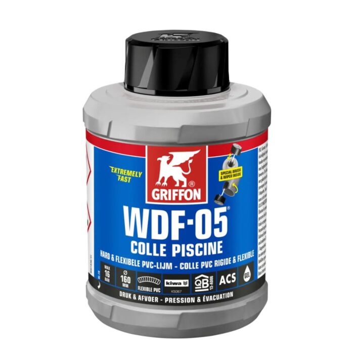 Griffon hard pvc lijm, WDF-05, bus à 500 ml