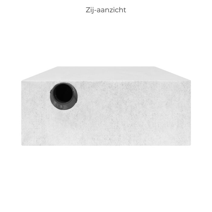 Infiltratiekrat 800 liter zwaar belastbaar 100 x 200 x 40 cm 2 x 125 mm