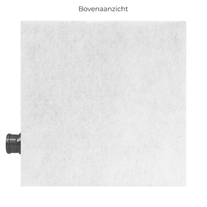 Infiltratiekrat 800 liter zwaar belastbaar 1 aansluiting