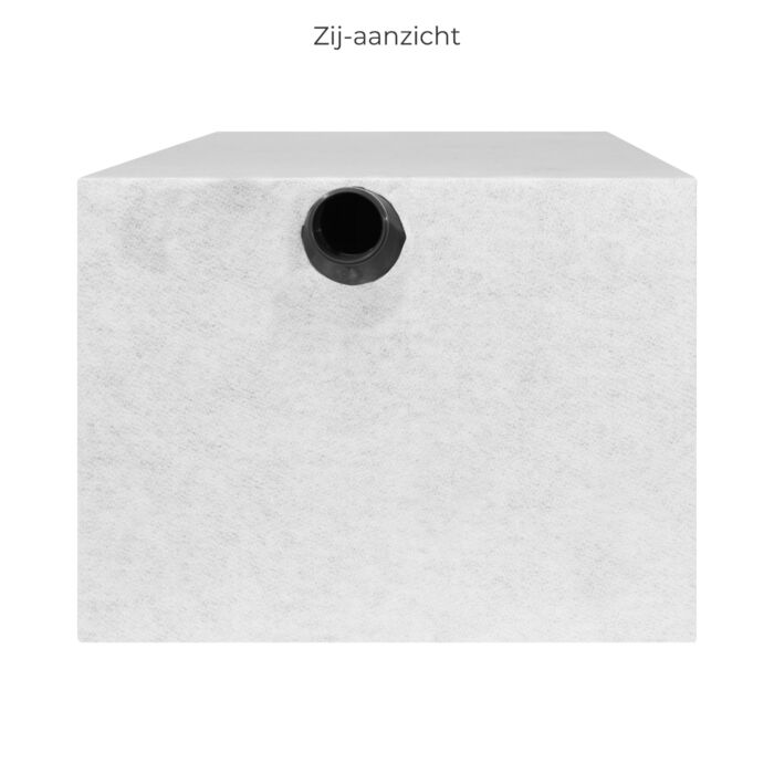 Infiltratiekrat 1600 liter zwaar belastbaar 100 x 200 x 80 cm 1 x 110 mm