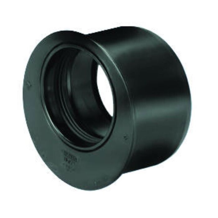 PP verloopring excentrisch zwart 125 mm x 110 mm