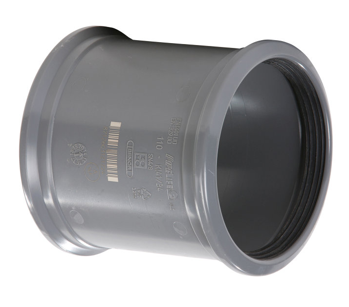 PVC overschuifmof 75 mm | Drainagebuizen.nl