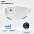 Infiltratiekrat 2400 liter zwaar belastbaar 150 x 200 x 80 cm thumbnail