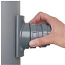 PP schroefaftakking klem x manchet 90 mm x 50 mm thumbnail