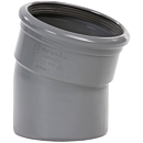 PVC bocht 15° manchet x spie 250 mm  thumbnail