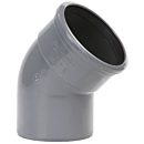 PVC bocht 45° SN8 manchet x spie 125 mm thumbnail