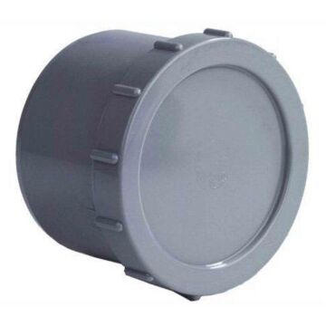 PVC LIJMEINDSTUK MET SCHROEFDEKSEL